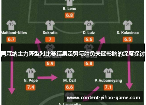 阿森纳主力阵型对比赛结果走势与胜负关键影响的深度探讨