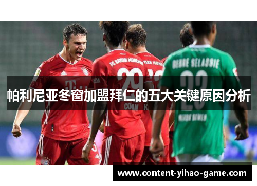 帕利尼亚冬窗加盟拜仁的五大关键原因分析